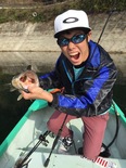 釣り好きがにじみ出ている、変顔大好き京田くん！