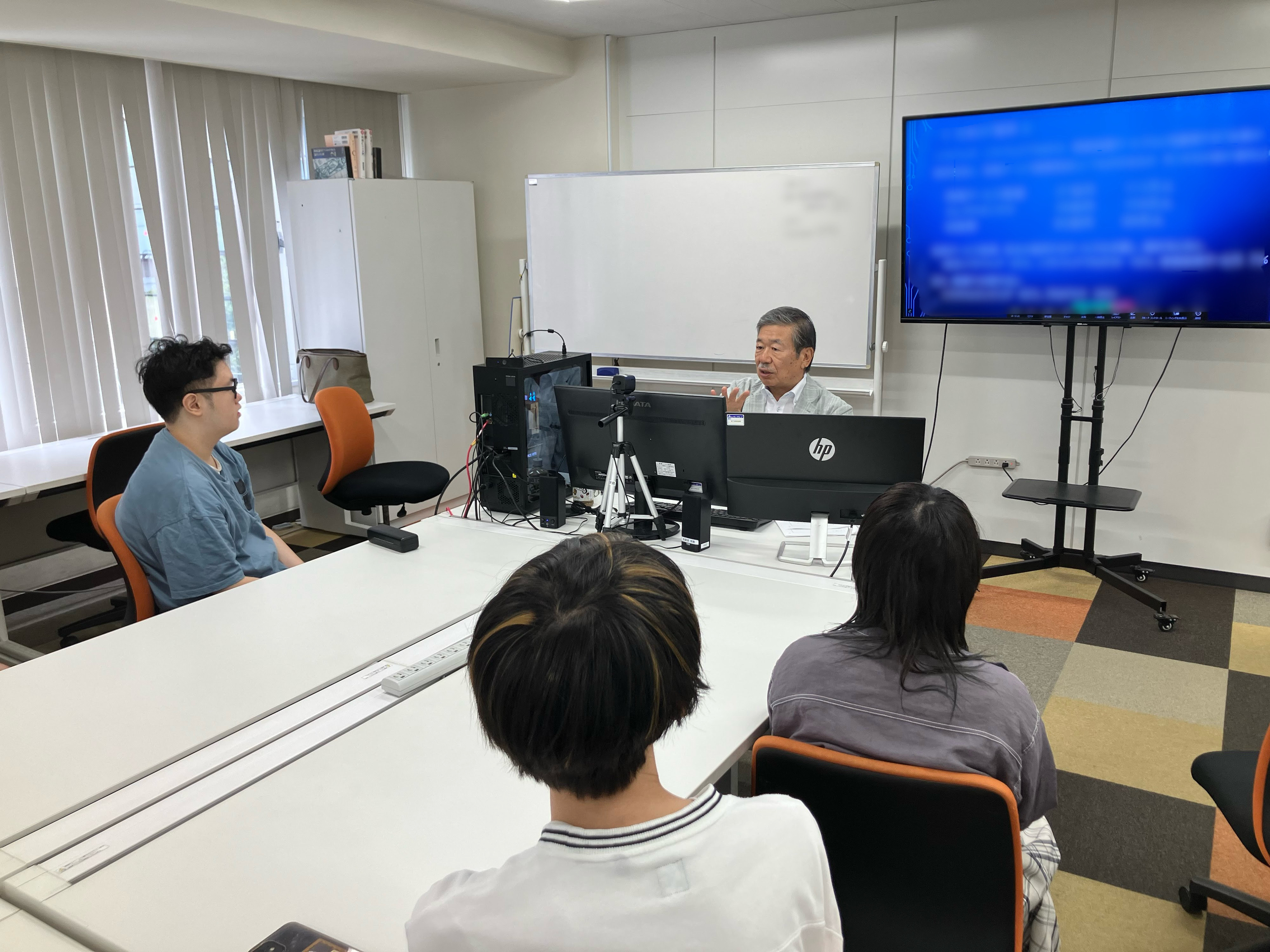 入学前授業スタート！佐藤学園長の熱い講話でIT業界の今と未来を学びました