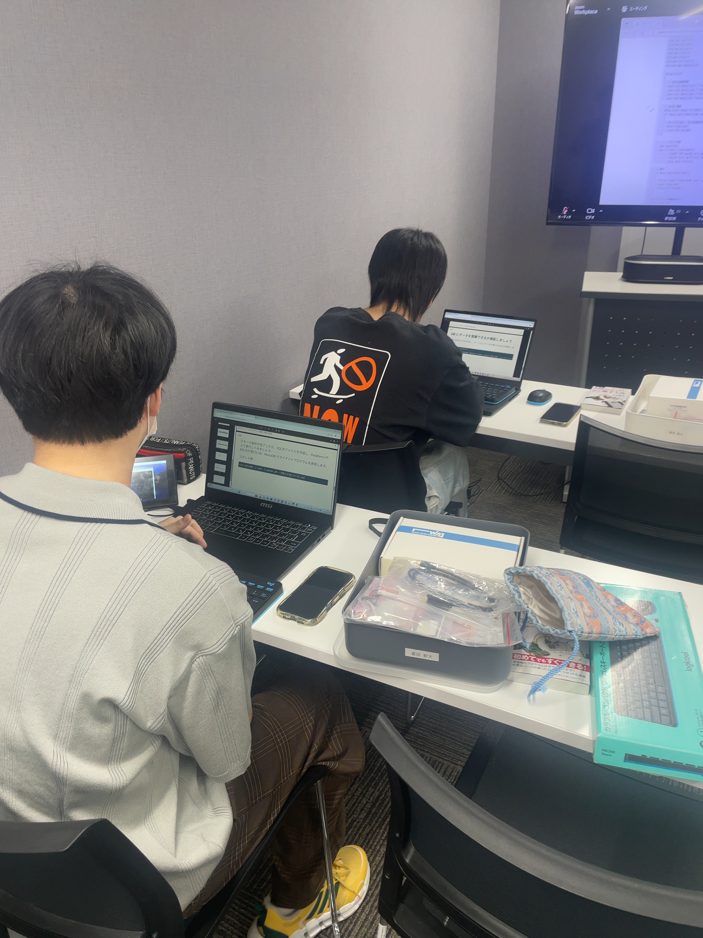 【学生ブログ】ロボット演習の授業の様子をお伝えします！