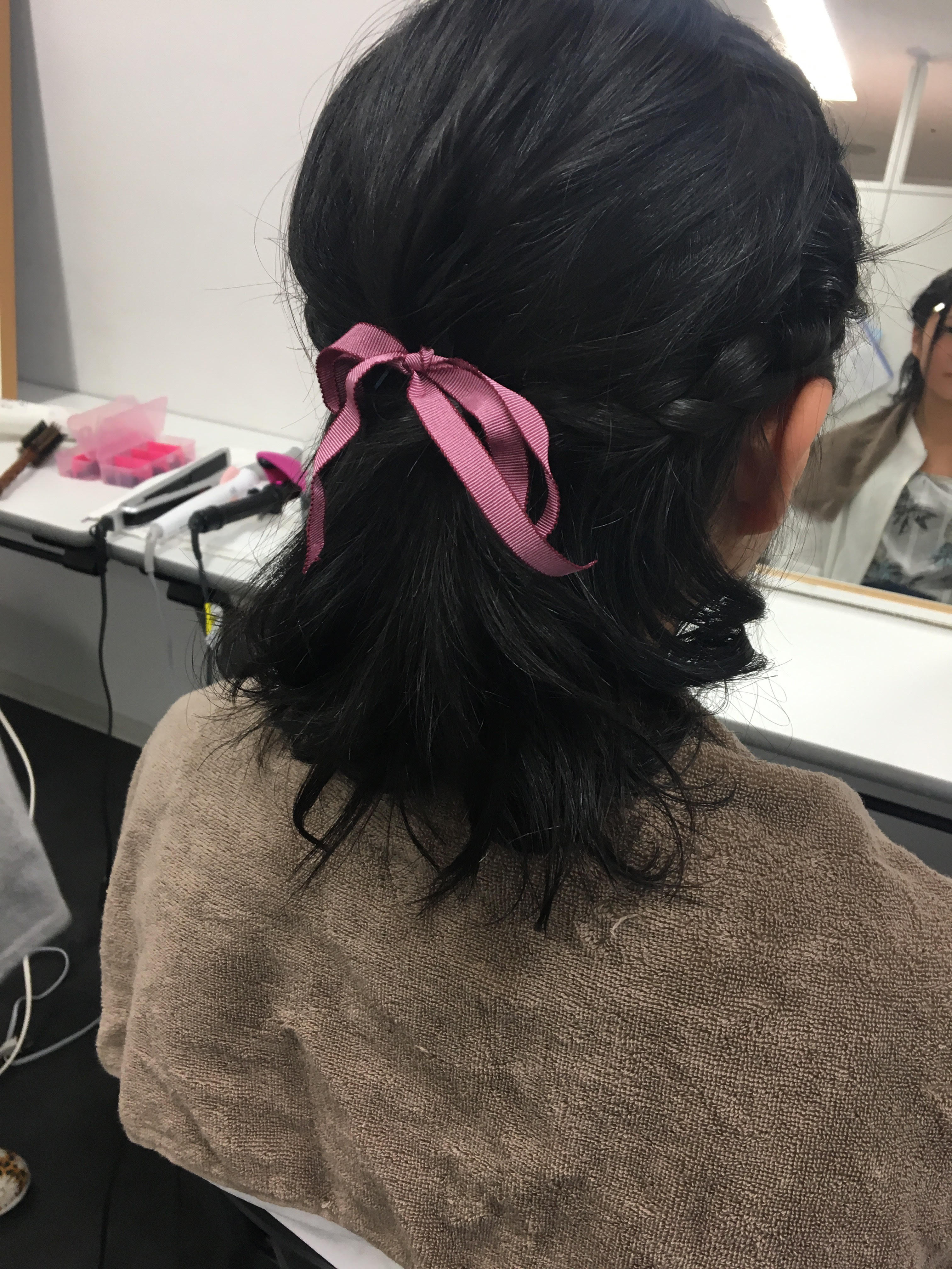 17年06月26日 ヘアメイクカレッジブログ ヘアメイク ヘアアレンジ体験授業を行いました V 総合学園ヒューマンアカデミー仙台校